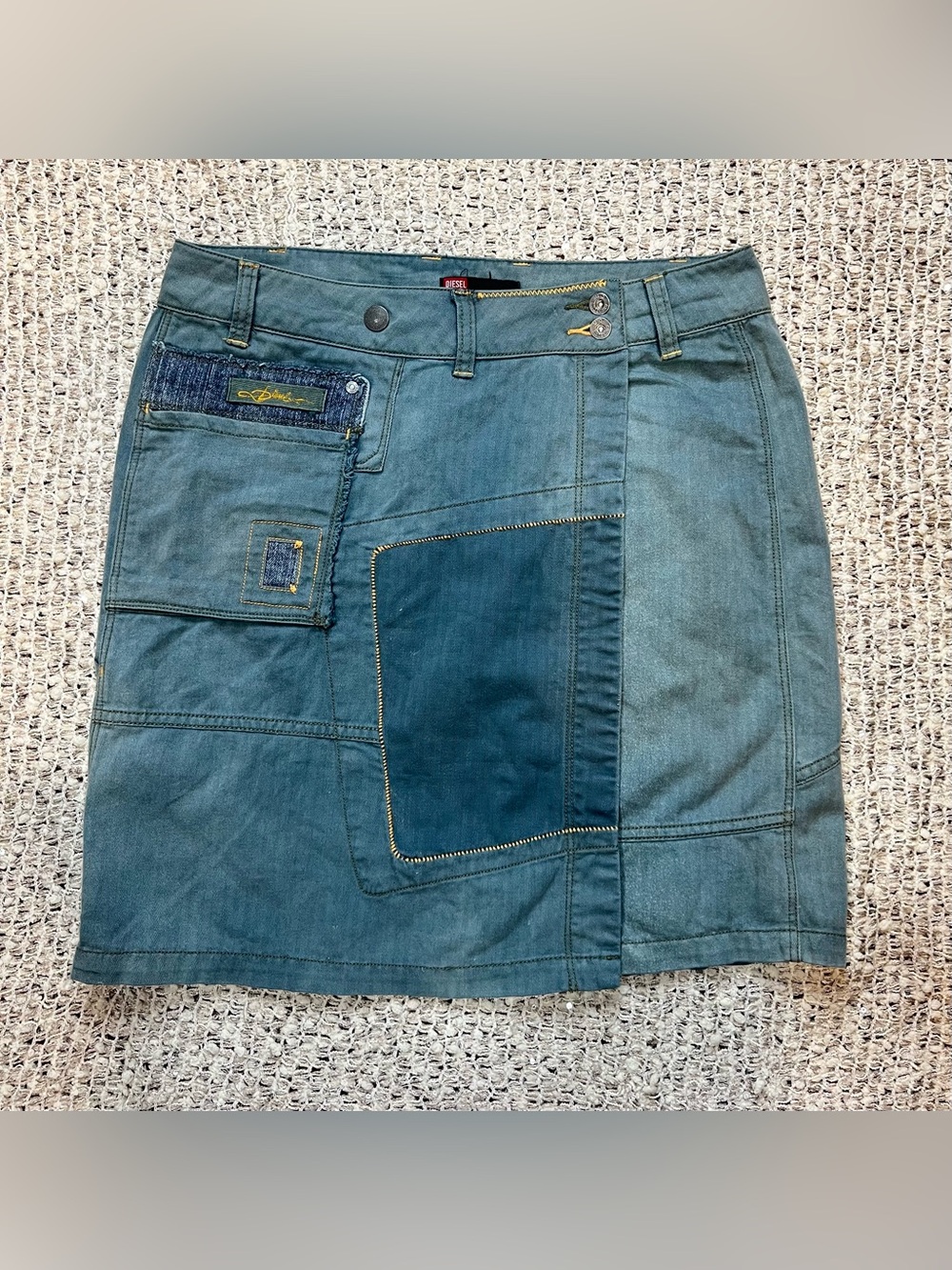 Vintage Diesel Denim Blue skirt